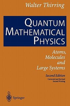 portada quantum mathematical physics: atoms, molecules and large systems (en Inglés)