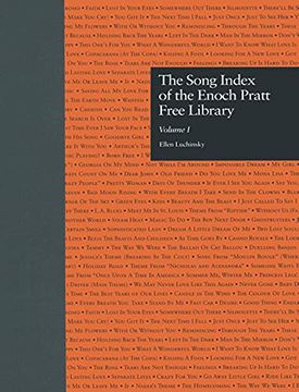portada The Song Index of the Enoch Pratt Free Library (Garland Reference Library of the Humanities) (en Inglés)