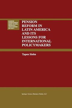 portada Pension Reform in Latin America and Its Lessons for International Policymakers (en Inglés)