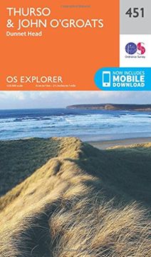 portada Thurso and John O'Groats (OS Explorer Active Map)