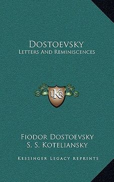 portada dostoevsky: letters and reminiscences (in English)