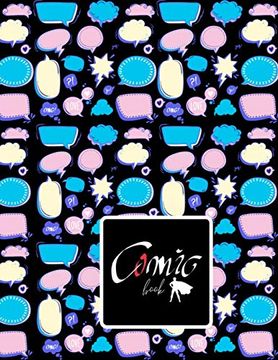 BOOM! Comic BOOK : BLACK PAPER for gel pen. Black interior. 110 pages For  Students, Adults and all color lovers. Perfectly for Metallic Gel Pens