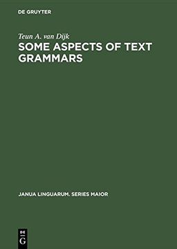 portada Some Aspects Of Text Grammars (in English)