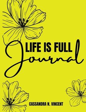 portada Life Is Full Journal (en Inglés)