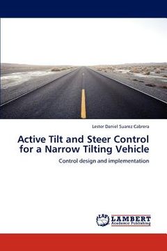 portada active tilt and steer control for a narrow tilting vehicle
