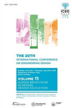 portada Proceedings of the 20th International Conference on Engineering Design (ICED 15) Volume 11: Human Behaviour in Design, Design Education