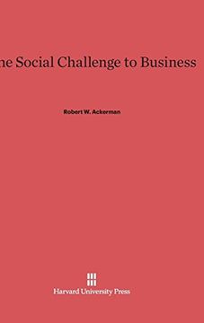 portada The Social Challenge to Business (en Inglés)