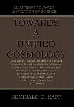 portada Towards a Unified Cosmology (en Inglés)