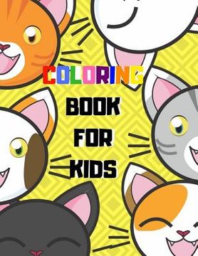 portada Coloring Book for Kids: Ages 3-6 Alphabet Numbers Shapes Childhood Learning, Preschool Activity Book 68 Pages Size 8.5x11 Inch (en Inglés)