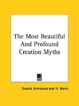 portada the most beautiful and profound creation myths (en Inglés)