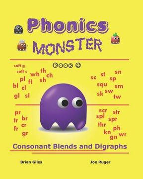 portada phonics monster - book 4 (en Inglés)