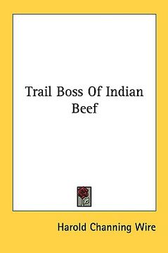 portada trail boss of indian beef (en Inglés)