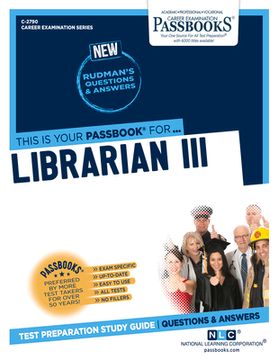 portada Librarian III (C-2790): Passbooks Study Guide Volume 2790 (en Inglés)