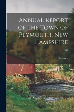 portada Annual Report of the Town of Plymouth, New Hampshire; 1941