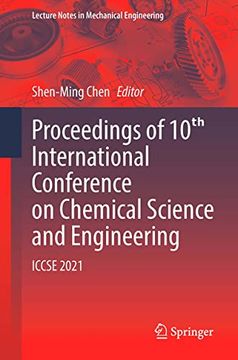 portada Proceedings of 10th International Conference on Chemical Science and Engineering: Iccse 2021 (in English)