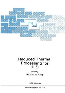 portada Reduced Thermal Processing for ULSI (en Inglés)