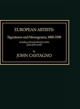 portada european artists: signatures and monograms, 1800-1990, including selected artists from other parts of the world (en Inglés)