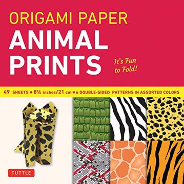 portada Origami Paper - Animal Prints - 8 1 (en Inglés)
