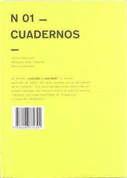 portada Cuadernos 01 - Diseño: Calidad o Cantidad? (in Spanish)