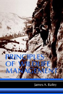 portada principles of wildlife management