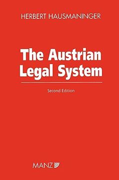 portada the austrian legal system, 2nd edition (in English)