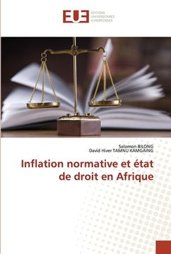 portada Inflation normative et état de droit en Afrique (en Francés)