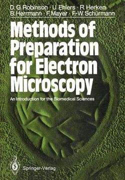 portada methods of preparation for electron microscopy: an introduction for the biomedical sciences (en Inglés)