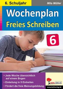 portada Wochenplan Freies Schreiben / Klasse 6 (en Alemán)