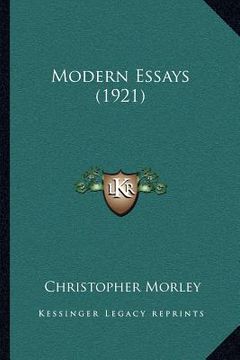 portada modern essays (1921) (en Inglés)