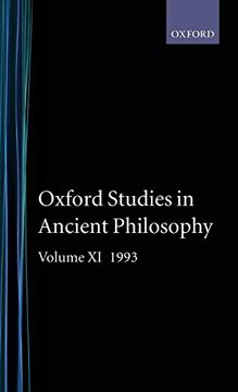 portada Oxford Studies in Ancient Philosophy: Volume xi: 1993 (en Inglés)