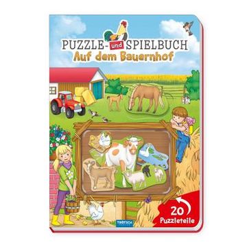 portada Trötsch Puzzle- und Spielbuch auf dem Bauernhof (in German)
