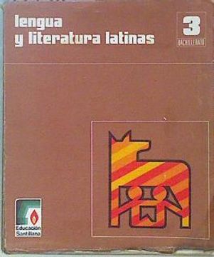 portada Lengua y Literatura Latinas 3º Bachillerato