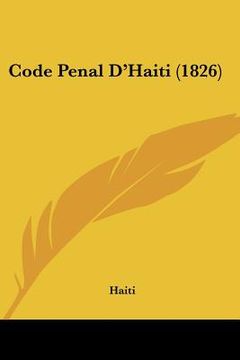 portada code penal d'haiti (1826) (en Inglés)