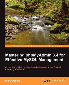 portada mastering phpmyadmin 3.4 for effective mysql management (en Inglés)