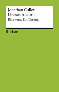 portada Literaturtheorie: Eine Kurze Einführung (in German)