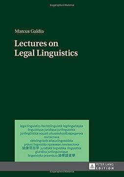 portada Lectures on Legal Linguistics