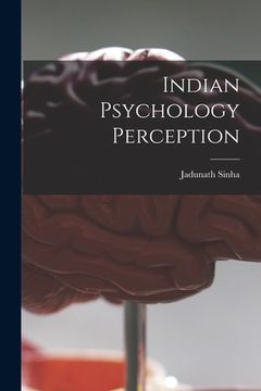 portada Indian Psychology Perception (en Inglés)