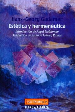 portada Estética y Hermenéutica (Filosofía - Neometrópolis)