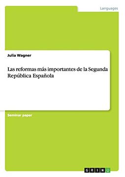 portada Las Reformas más Importantes de la Segunda República Española (in Spanish)