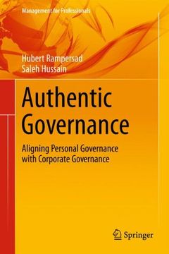 portada Authentic Governance: Aligning Personal Governance with Corporate Governance (Management for Professionals) (in English)