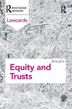 portada Equity and Trusts Lawcards 2012-2013 (en Inglés)