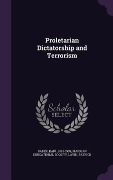 portada Proletarian Dictatorship and Terrorism