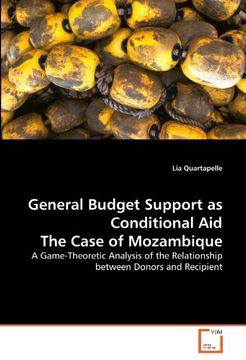 portada general budget support as conditional aid the case of mozambique (en Inglés)