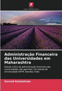 portada Administração Financeira das Universidades em Maharashtra