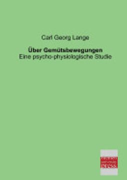 portada Über Gemütsbewegungen (en Alemán)