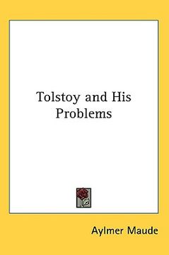 portada tolstoy and his problems (en Inglés)