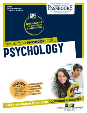 portada Psychology (Gre-17): Passbooks Study Guide Volume 17 (en Inglés)