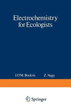 portada Electrochemistry for Ecologists (en Inglés)