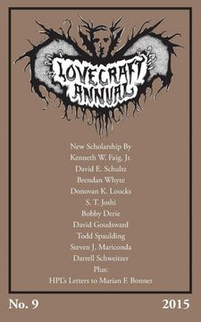 portada Lovecraft Annual no. 9 (2015) (in English)