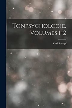 portada Tonpsychologie, Volumes 1-2 (in German)